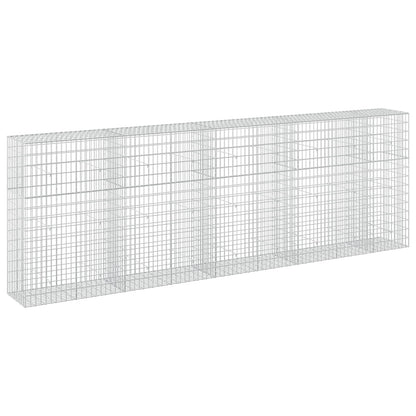 vidaXL Gabion with 5 mm Wire and 5x10 cm Mesh 450x50x150 cm 2