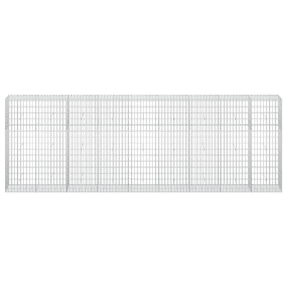 vidaXL Gabion with 5 mm Wire and 5x10 cm Mesh 450x50x150 cm 3