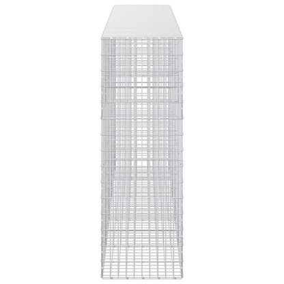 vidaXL Gabion with 5 mm Wire and 5x10 cm Mesh 450x50x150 cm 4