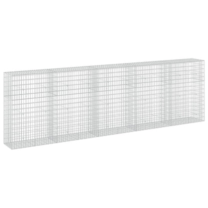 vidaXL Gabion with 5 mm Wire and 5x10 cm Mesh 500x50x150 cm 2