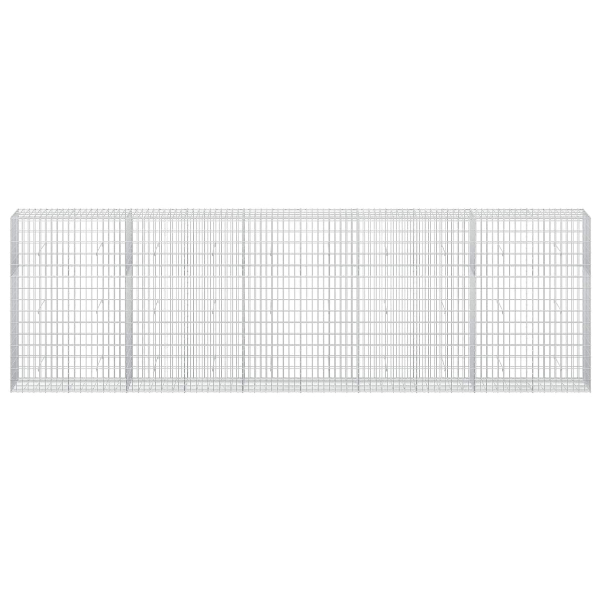 vidaXL Gabion with 5 mm Wire and 5x10 cm Mesh 500x50x150 cm 3