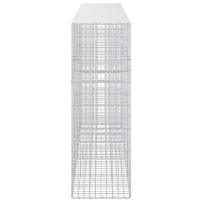 vidaXL Gabion with 5 mm Wire and 5x10 cm Mesh 500x50x150 cm 4