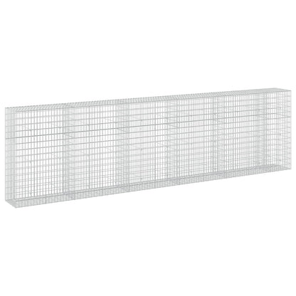 vidaXL Gabion with 5 mm Wire and 5x10 cm Mesh 550x50x150 cm 2