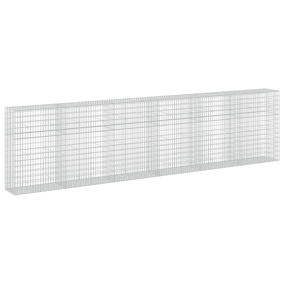 vidaXL Gabion with 5 mm Wire and 5x10 cm Mesh 600x50x150 cm 2