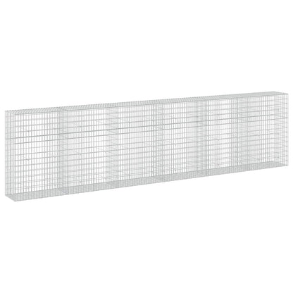 vidaXL Gabion with 5 mm Wire and 5x10 cm Mesh 600x50x150 cm 2