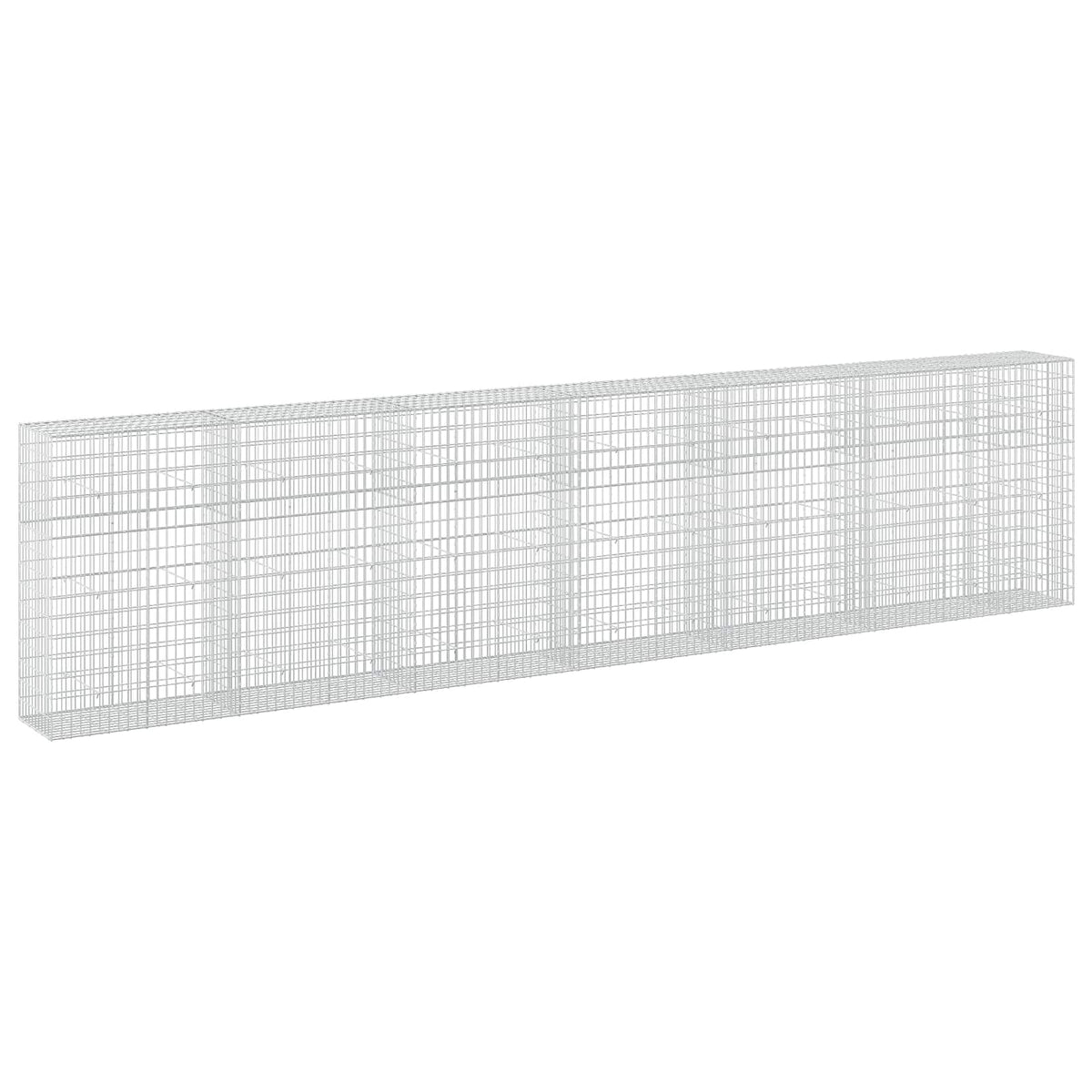 vidaXL Gabion with 5 mm Wire and 5x10 cm Mesh 650x50x150 cm 2