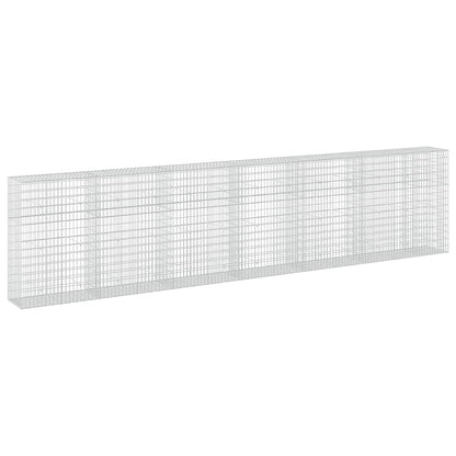vidaXL Gabion with 5 mm Wire and 5x10 cm Mesh 650x50x150 cm 2