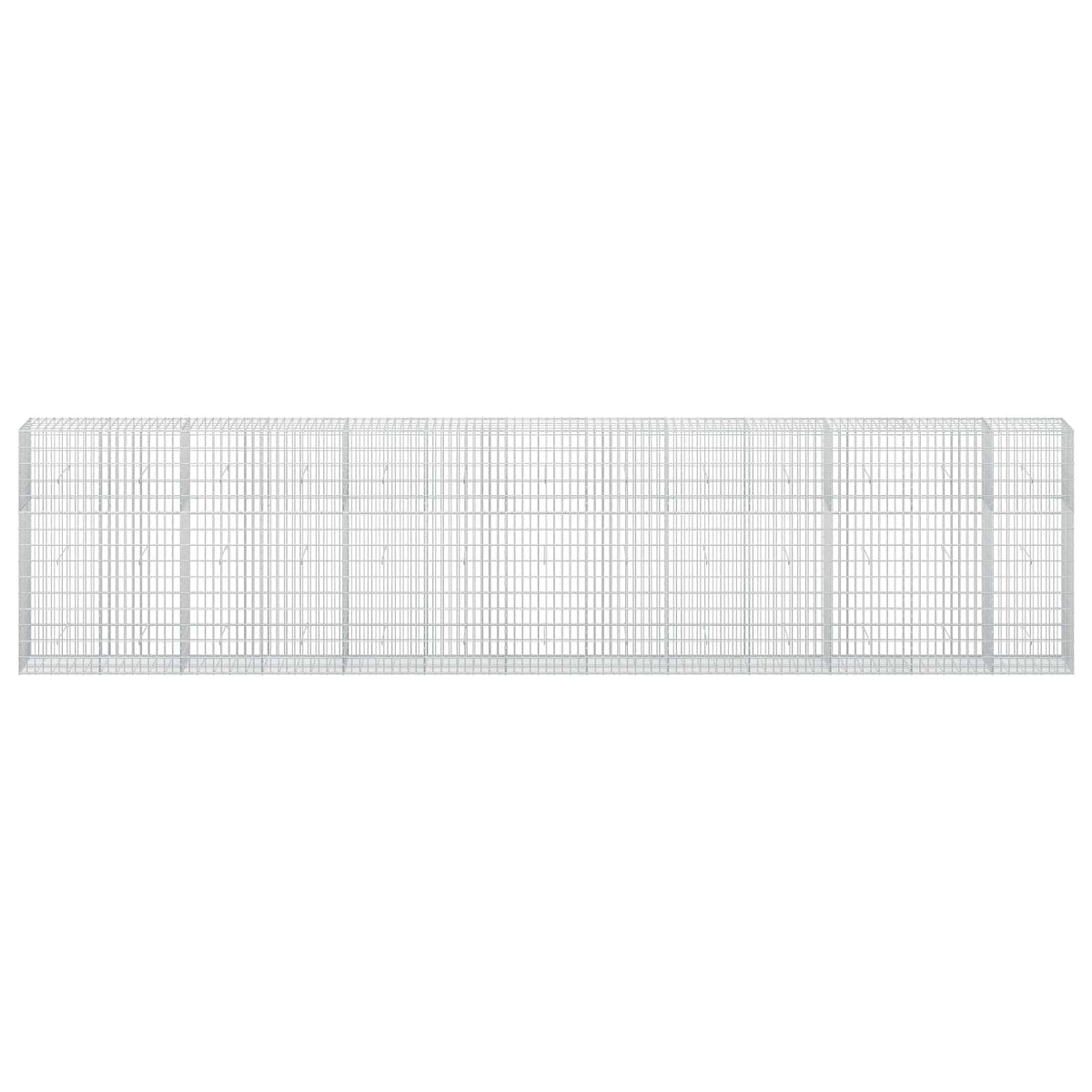 vidaXL Gabion with 5 mm Wire and 5x10 cm Mesh 650x50x150 cm 3