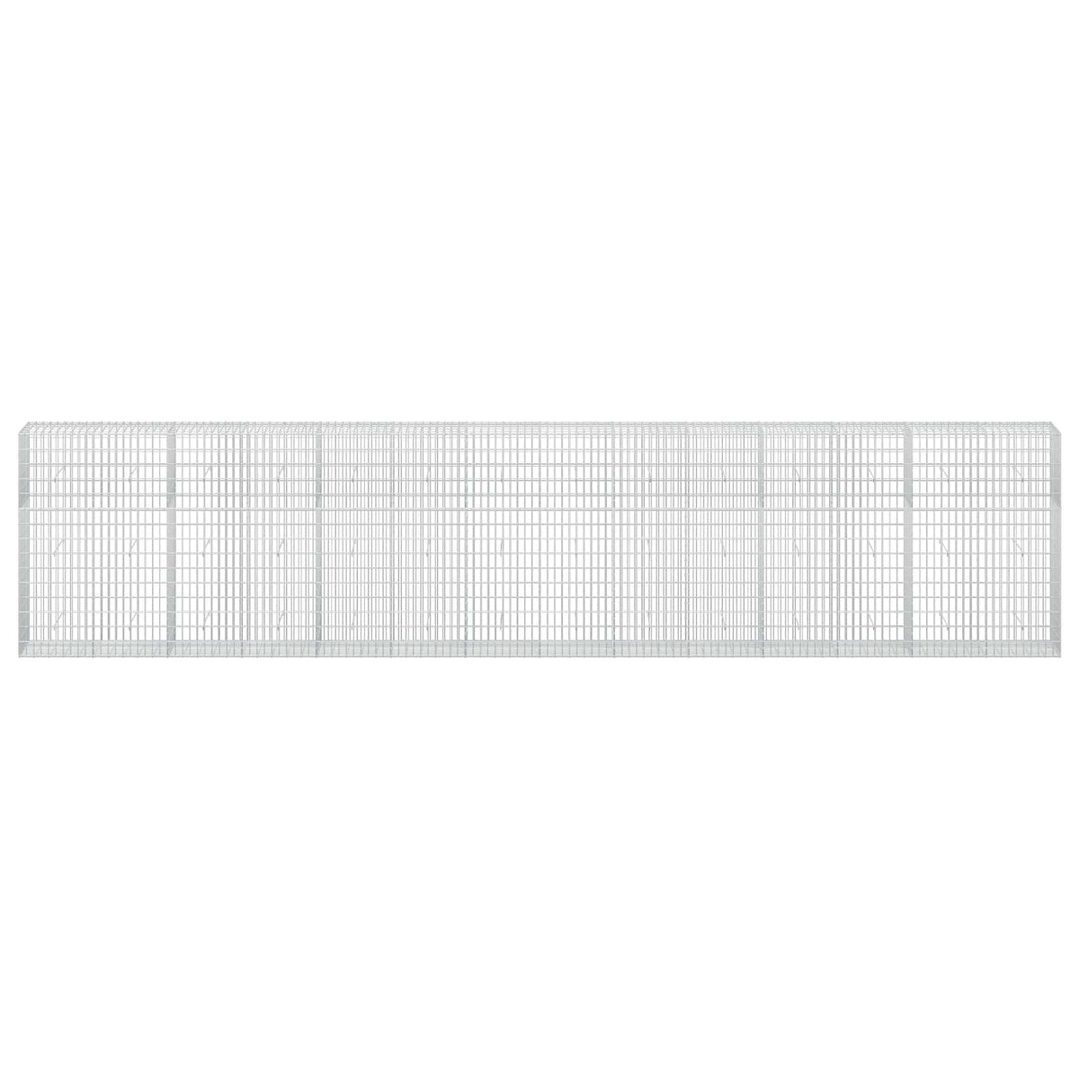 vidaXL Gabion with 5 mm Wire and 5x10 cm Mesh 700x50x150 cm 3