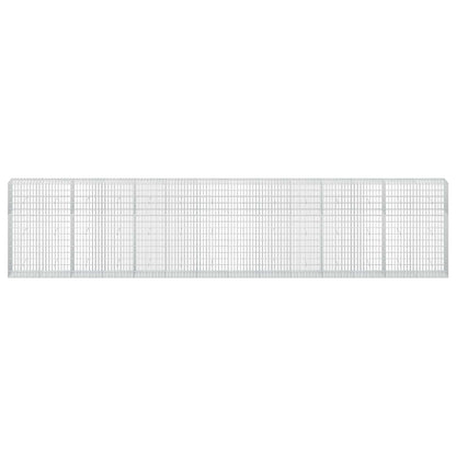 vidaXL Gabion with 5 mm Wire and 5x10 cm Mesh 700x50x150 cm 3