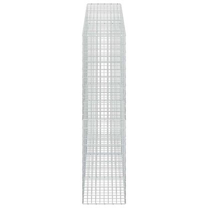 vidaXL Gabion with 5 mm Wire and 5x10 cm Mesh 300x50x200 cm 4
