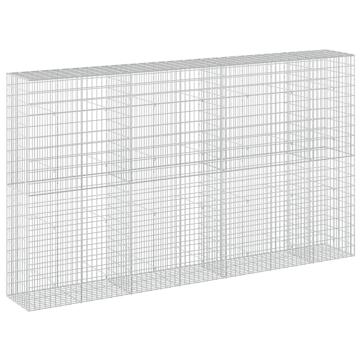 vidaXL Gabion with 5 mm Wire and 5x10 cm Mesh 350x50x200 cm 2
