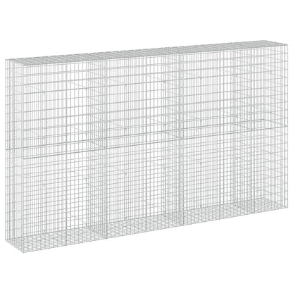 vidaXL Gabion with 5 mm Wire and 5x10 cm Mesh 350x50x200 cm 2