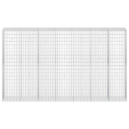 vidaXL Gabion with 5 mm Wire and 5x10 cm Mesh 350x50x200 cm 3