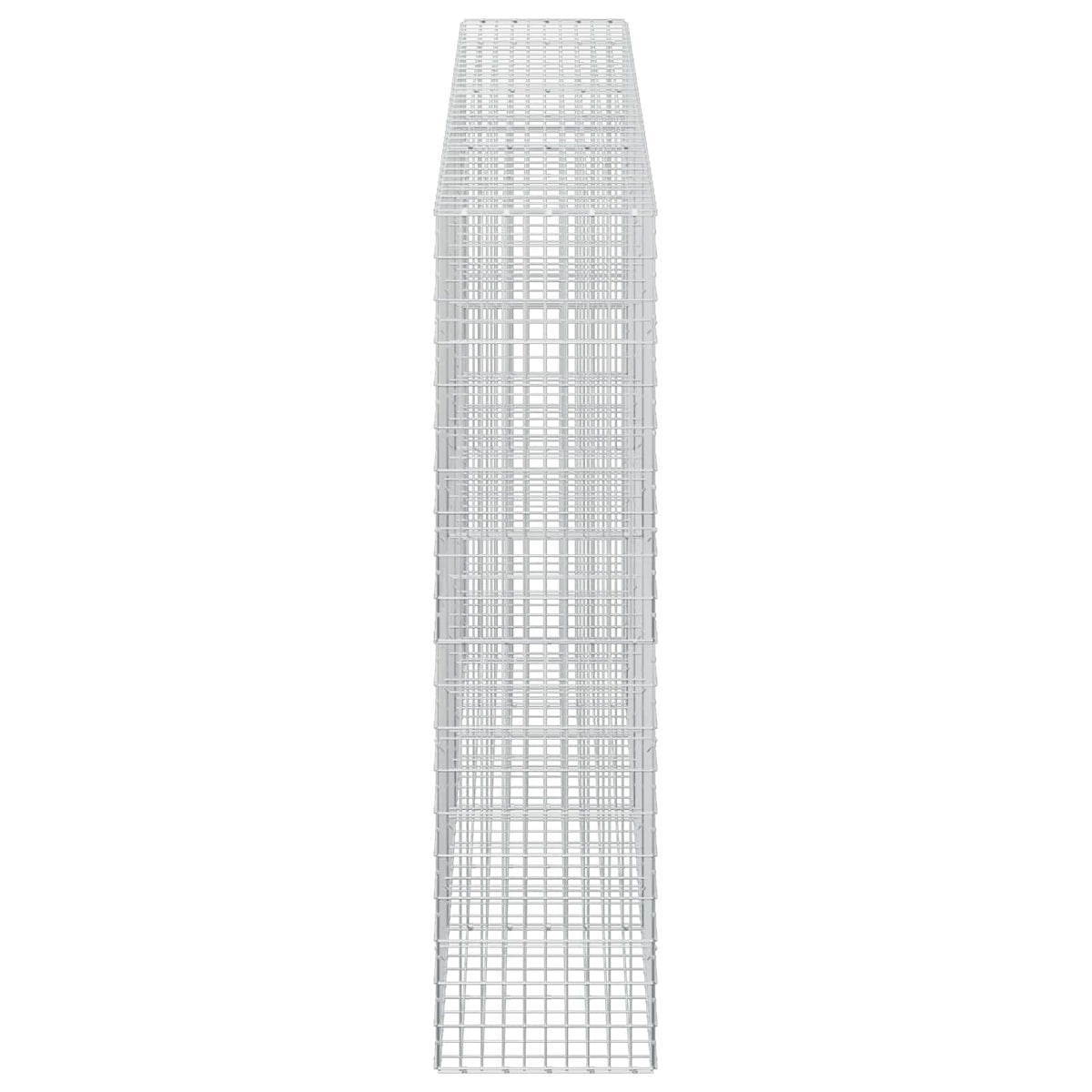 vidaXL Gabion with 5 mm Wire and 5x10 cm Mesh 350x50x200 cm 4