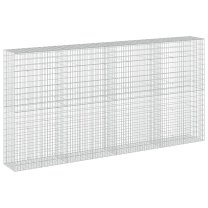vidaXL Gabion with 5 mm Wire and 5x10 cm Mesh 400x50x200 cm 2