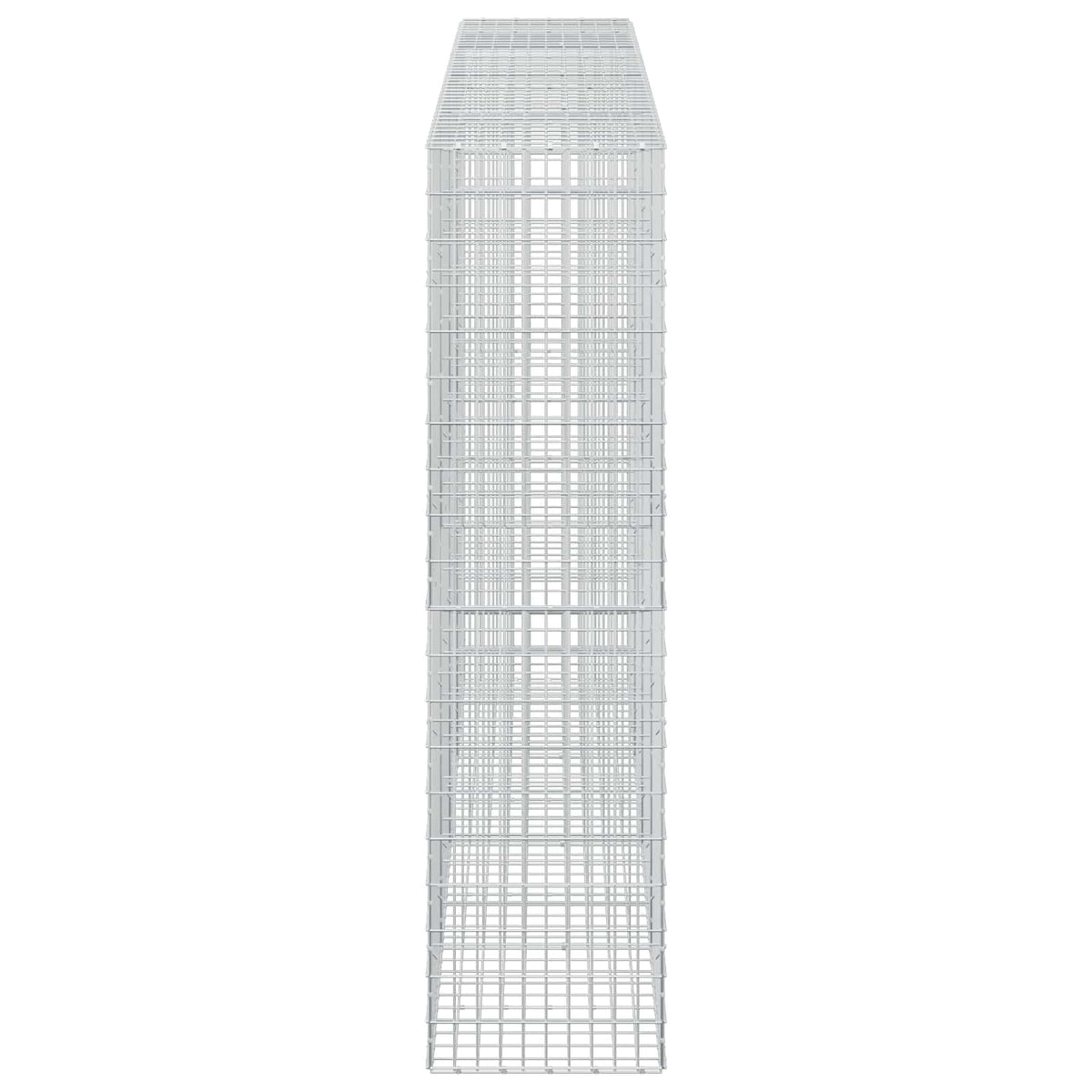 vidaXL Gabion with 5 mm Wire and 5x10 cm Mesh 400x50x200 cm 4