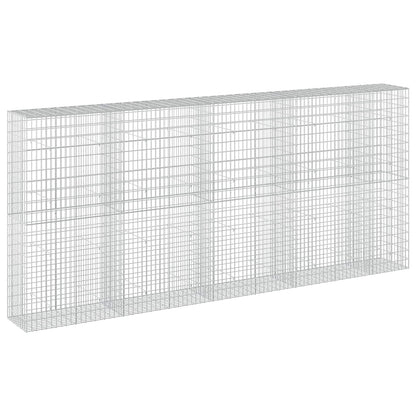 vidaXL Gabion with 5 mm Wire and 5x10 cm Mesh 450x50x200 cm 2