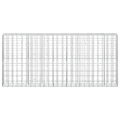 vidaXL Gabion with 5 mm Wire and 5x10 cm Mesh 450x50x200 cm 3
