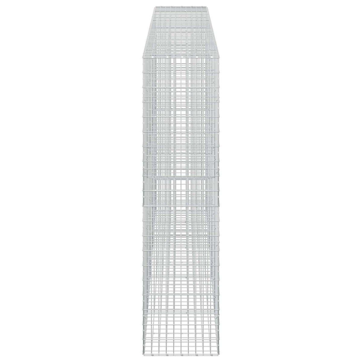 vidaXL Gabion with 5 mm Wire and 5x10 cm Mesh 450x50x200 cm 4