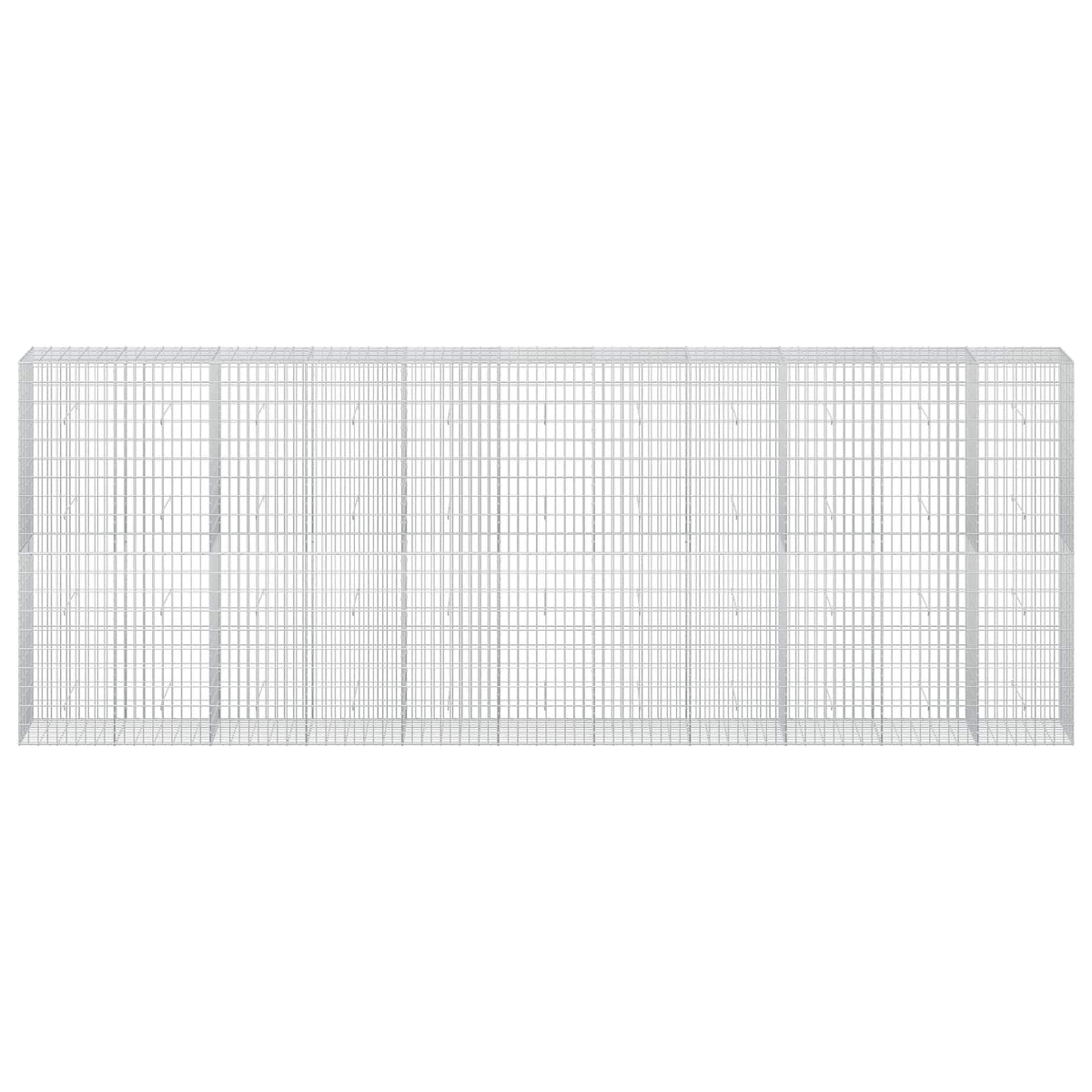 vidaXL Gabion with 5 mm Wire and 5x10 cm Mesh 550x50x200 cm 3