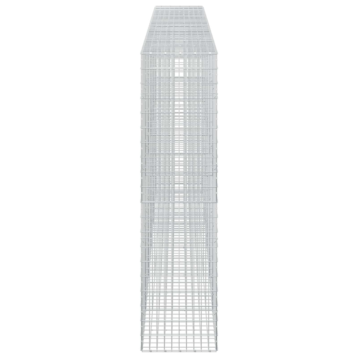 vidaXL Gabion with 5 mm Wire and 5x10 cm Mesh 550x50x200 cm 4