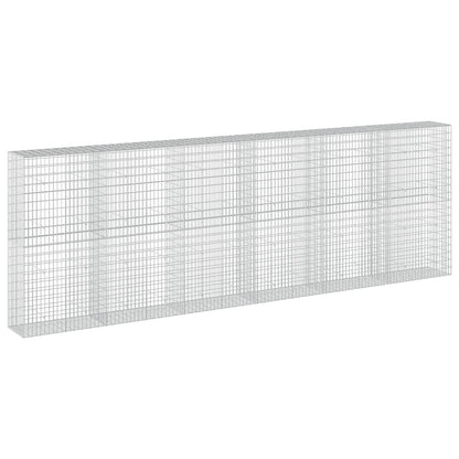 vidaXL Gabion with 5 mm Wire and 5x10 cm Mesh 600x50x200 cm 2