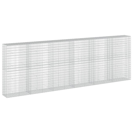 vidaXL Gabion with 5 mm Wire and 5x10 cm Mesh 600x50x200 cm 2