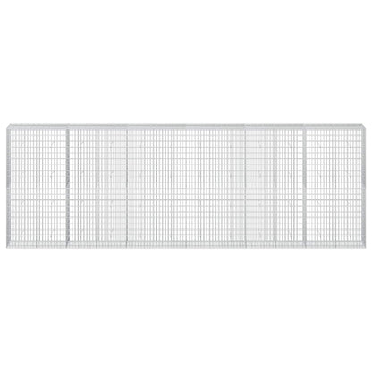 vidaXL Gabion with 5 mm Wire and 5x10 cm Mesh 600x50x200 cm 3