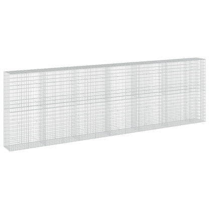 vidaXL Gabion with 5 mm Wire and 5x10 cm Mesh 650x50x200 cm 2