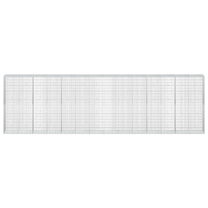 vidaXL Gabion with 5 mm Wire and 5x10 cm Mesh 700x50x200 cm 3