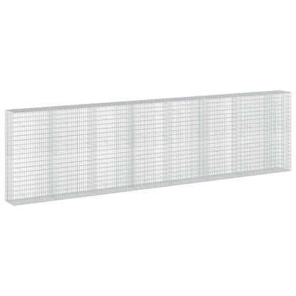 vidaXL Gabion with 5 mm Wire and 5x10 cm Mesh 750x50x200 cm 2