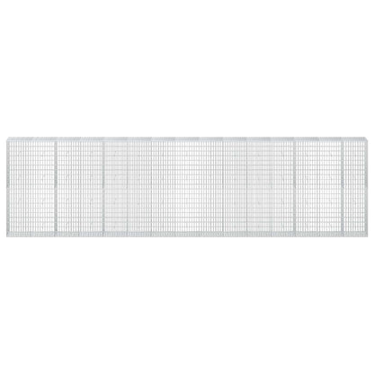 vidaXL Gabion with 5 mm Wire and 5x10 cm Mesh 750x50x200 cm 3