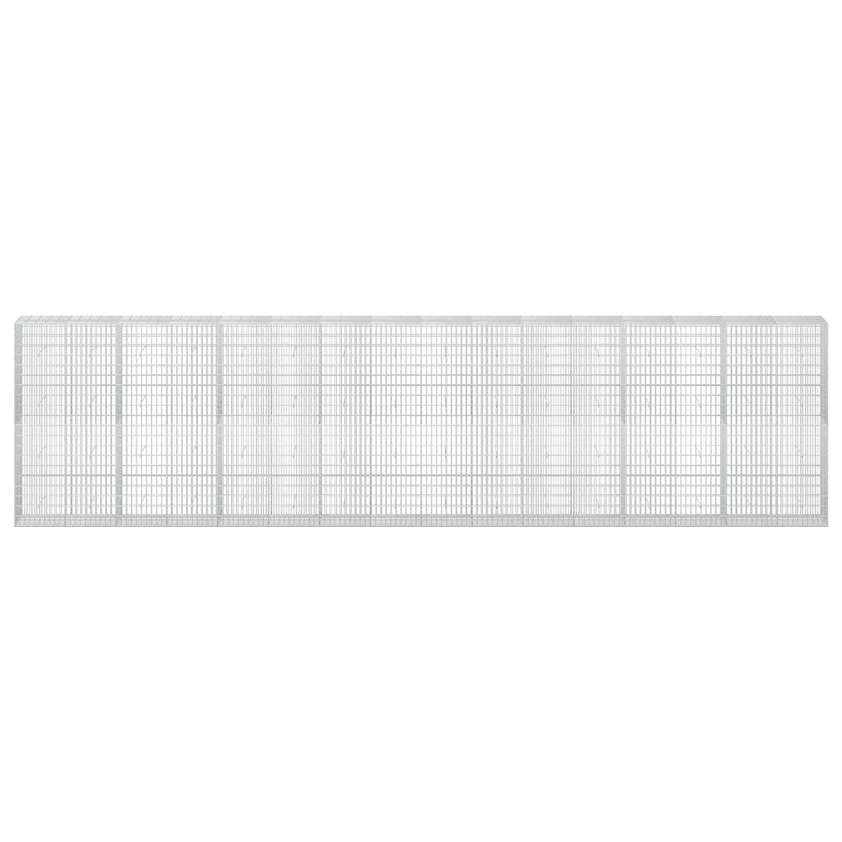 vidaXL Gabion with 5 mm Wire and 5x10 cm Mesh 800x50x200 cm 3
