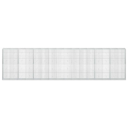 vidaXL Gabion with 5 mm Wire and 5x10 cm Mesh 800x50x200 cm 3