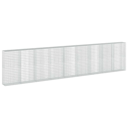 vidaXL Gabion with 5 mm Wire and 5x10 cm Mesh 900x50x200 cm 2