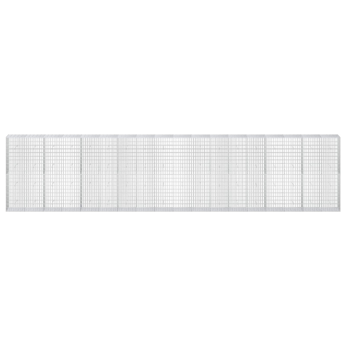 vidaXL Gabion with 5 mm Wire and 5x10 cm Mesh 900x50x200 cm 3