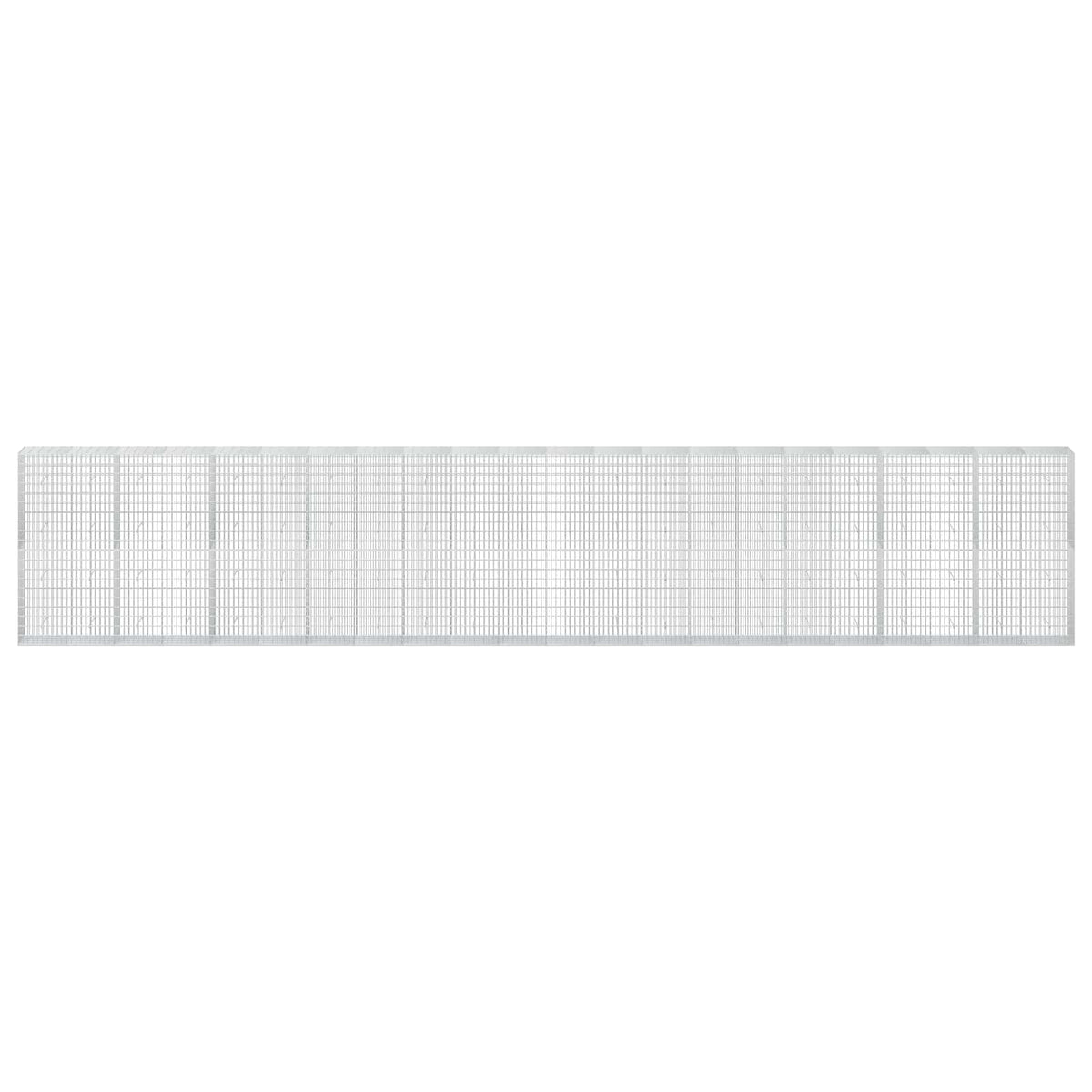 vidaXL Gabion with 5 mm Wire and 5x10 cm Mesh 1100x50x200 cm 3