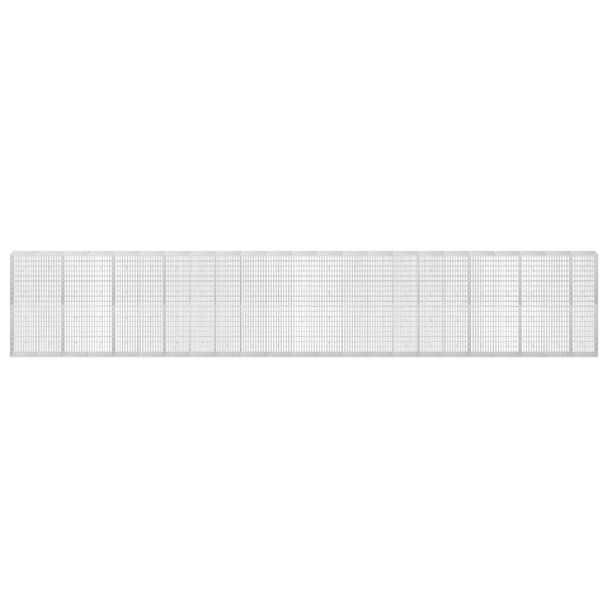 vidaXL Gabion with 5 mm Wire and 5x10 cm Mesh 1150x50x200 cm 3