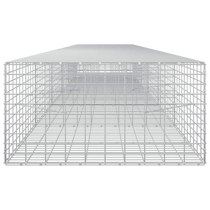 vidaXL Gabion with 5 mm Wire and 5x10 cm Mesh 600x100x50 cm 4