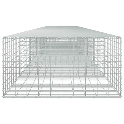 vidaXL Gabion with 5 mm Wire and 5x10 cm Mesh 650x100x50 cm 4