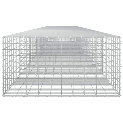 vidaXL Gabion with 5 mm Wire and 5x10 cm Mesh 700x100x50 cm 4