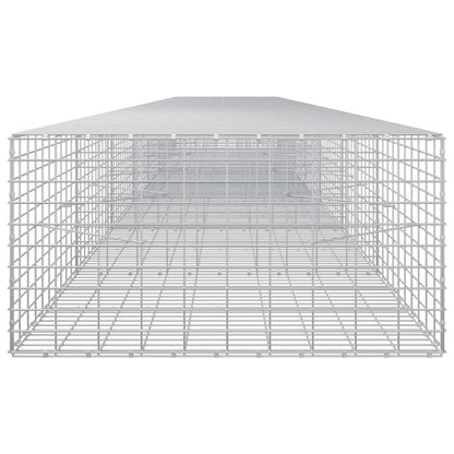 vidaXL Gabion with 5 mm Wire and 5x10 cm Mesh 750x100x50 cm 4
