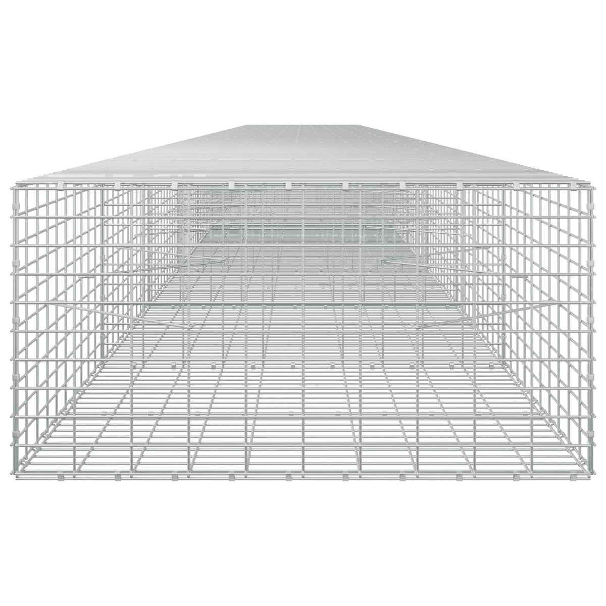 vidaXL Gabion with 5 mm Wire and 5x10 cm Mesh 950x100x50 cm 4