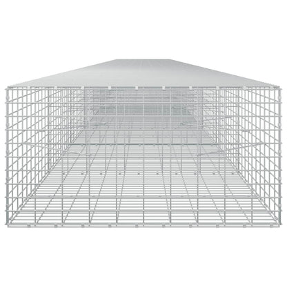 vidaXL Gabion with 5 mm Wire and 5x10 cm Mesh 950x100x50 cm 4