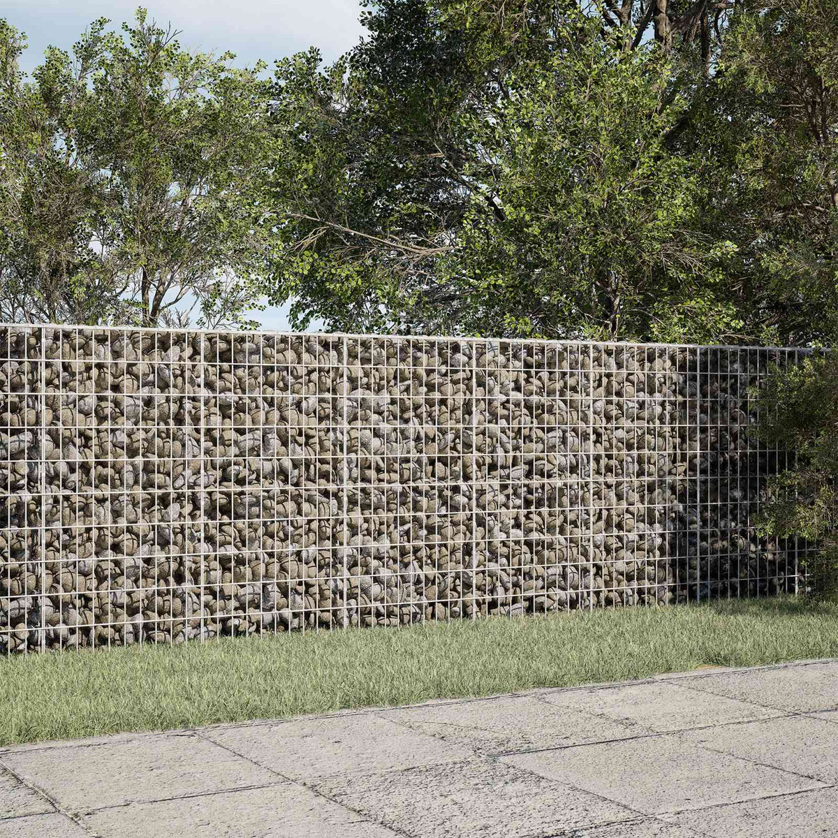vidaXL Gabion with 5 mm Wire and 5x10 cm Mesh 50x100x100 cm