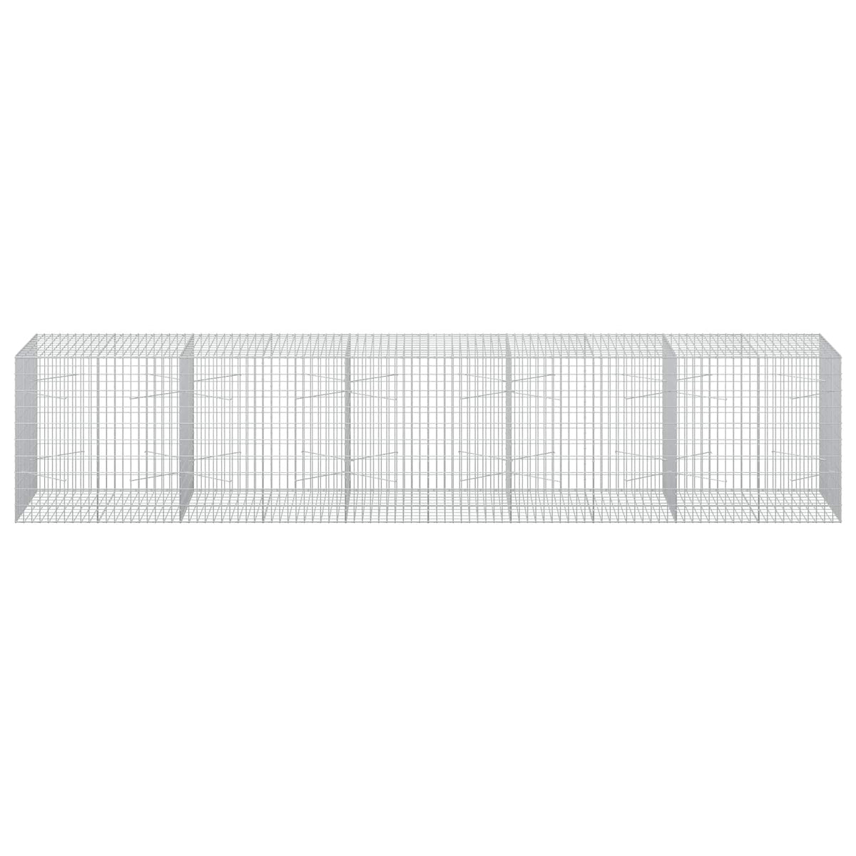 Gabion with 5 mm Wire and 5x10 cm Mesh 50x100x100 cm Height 100 cm Thickness 100 cm 50–1000 cm 500 cm