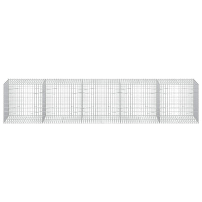 Gabion with 5 mm Wire and 5x10 cm Mesh 50x100x100 cm Height 100 cm Thickness 100 cm 50–1000 cm 500 cm