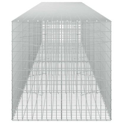 vidaXL Gabion with 5 mm Wire and 5x10 cm Mesh 550x100x100 cm 4