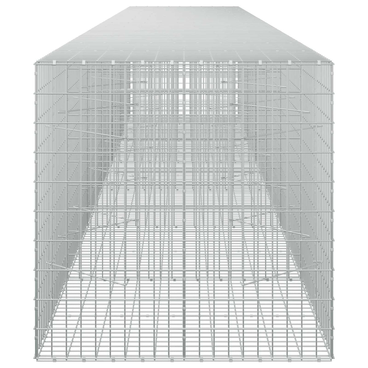 vidaXL Gabion with 5 mm Wire and 5x10 cm Mesh 650x100x100 cm 4